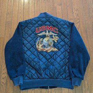 Bradford Exchange United States Marine Corp Quilted Fleece - Size L